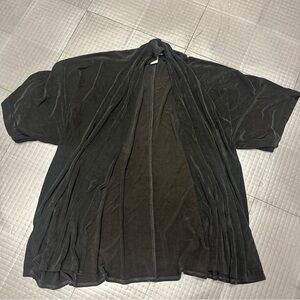 CHICO’s TRAVELERS WOMENS BLACK SLINKY CARDIGAN SIZE 0